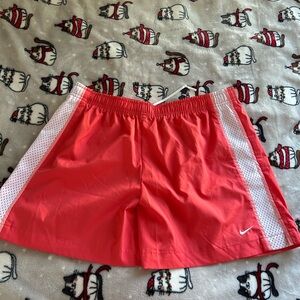 Nike Women's Red Athletic Shorts